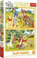 Trefl Winnie The Pooh Day In The Garden 34436, 2 x 24 det.