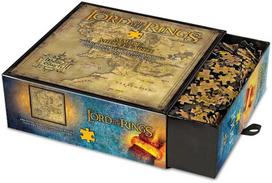 The Noble Collection Middle earth’s map, 60 cm x 60 cm, 1000 det.