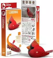 Fat Brain Toys Cardinal Bird Eugy Eco 3D dėlionė, 20 det.