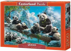 Castorland Pandas Winter Fun C-201013-2, 2000 det.