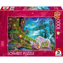 Schmidt Spiele Where Unicorn and Elf Say Goodnight 59790, 49.3 x 69.3 cm, 1000 det.