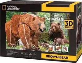 Cubic Fun National Geographic Rudasis lokys DS1096H, 86 det.
