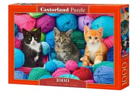 Castorland Kittens In Yarn Store C-104796-2, 1000 det.