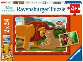 ravensburger disney puzzle - Ravensburger Family of the Lion King, 2 x 24 det. - 1 nuotrauka