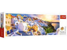 Trefl Panorama Sunset On Santorini Greece 29054, 34 x 97 cm, 1000 det.