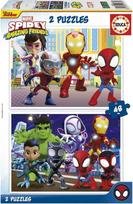 Educa Spidey & His Amazing Friends 80-19678, 2 x 48 det.