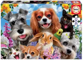 Educa Selfie Pet Parade 111296, 28 x 40 cm, 200 det.