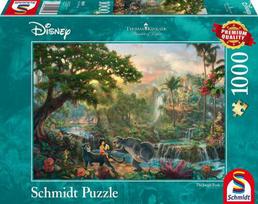 puzzle deliones 1000 - Schmidt Spiele Disney Jungle Book 59473, 1000 det. - 1 nuotrauka