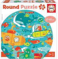 Educa Round Puzzle Under the Sea 80-18907, 28 det.