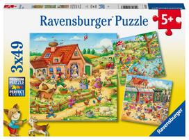 Ravensburger Holidays in the Countryside 052493, 3 x 49 det.