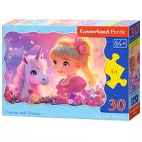 Castorland Princess with Unicorn B-03853-1, 30 det.