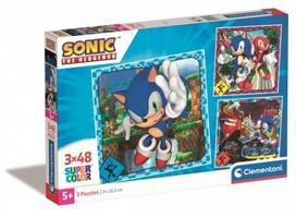 Clementoni Sonic 25320, 3 x 48 det.