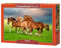 Castorland Horses in Spring Rush B-54084, 500 det.