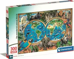 Clementoni Super The Wonderful Animal World 21723, 300 det.