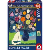Schmidt Spiele Rosina Wachtmeister White Cat 58656, 69.3 x 49.3 cm, 1000 det.