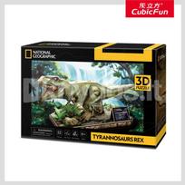 Cubic Fun National Geographic T-Rex 306-DS1051, 44 x 17 cm, 52 det.