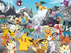 puzzle 1500 - Ravensburger Pokemon Classics 12000726, 80 x 60 cm, 1500 det. - 1 nuotrauka