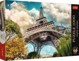 eifelio bokstas - Trefl Premium Plus Eiffel Tower Paris, 1000 det. - 1 nuotrauka