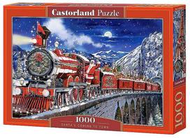 Castorland Santas Coming To Town, 1000 det.