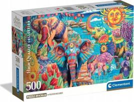 Clementoni Elephants Carnival 35578, 500 det.