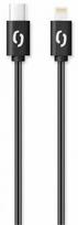 Aligator Power USB Type-C To Apple Lightning Cable 1m Black