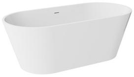Vonia, laisvai pastatoma Besco Deeva, 180 cm x 80 cm x 58 cm, ovalas, metalo sp.
