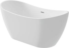 Vonia, laisvai pastatoma Deante Arnika, 170 cm x 72 cm x 72 cm, ovalas, balta sp.