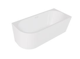 Vonia, laisvai pastatoma Besco Zoya, 150 cm x 75 cm x 58 cm, kampinė, balta sp.