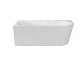 Vonia, laisvai pastatoma Besco Zoya, 150 cm x 75 cm x 58 cm, kairinė, balta sp.
