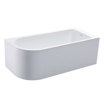 Vonia, laisvai pastatoma AMO-1750-150 RIGHT, 150 cm x 75 cm x 58 cm, balta sp.
