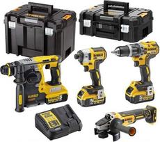 dewalt tstak - DeWALT DCK422P3T-QW, 18V XR, 3x5.0Ah, Įrankių rinkinys (DCD796 + DCH273 + DCF887 + DCG405) - 1 nuotrauka