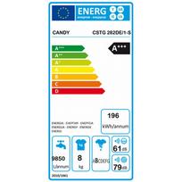 candy skalbimo - Candy CSTG 282DE/1-S - 2 nuotrauka