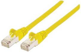 tinklo kabelis 2m - Intellinet Cat6a S/FTP Network Cable 2m Yellow - 1 nuotrauka
