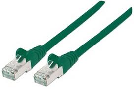 kabelis cat6 50m - Intellinet Cat6a S/FTP Network Cable 1.5m Green - 1 nuotrauka