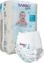 abena sauskelnes - BAMBO NATURE maudymosi sauskelnės-kelnaitės, S dydis, 7-12 kg, 12 vnt. - 2 nuotrauka