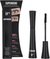 IT Cosmetics Superhero Elastic Stretch Volumizing Mascara ilginantis ir apimties suteikiantis blakstienų tušas - Deep Black