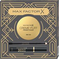 Max Factor Gift Set rinkinys moterims (9 ml. blakstienų tušas + 4 g. akių pieštukas + 14 g. pudra) - Rinkinys