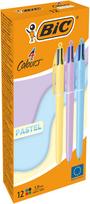 Tušinukas BIC 4 Colours Pastel 517320, įvairių spalvų