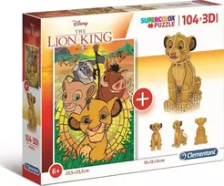 Clementoni SuperColor Lion King 20158, 23.5 x 33.5 cm, 104 det.