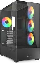 pc case - Sharkoon AK6 RGB Juodas (Black) - 1 nuotrauka