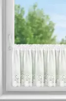 dienine uzuolaida balta - Eurofirany Sola, Balta (White), 40 cm x 150 cm - 1 nuotrauka