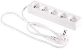 Pirkti Elcan Extension Cord 5 Outlet 250V 10A 1.5m White - Photo 1