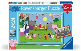 Ravensburger Peppa Pig, 2 x 24 det., 12004018