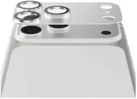 silikonine plevele - PanzerGlass Fender Camera Protector iPhone 17 Pro Silver - 1 nuotrauka