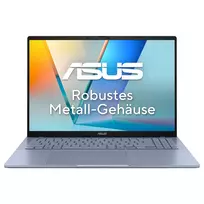 snapdragon elite x - ASUS Vivobook S16 S3607NA-SH001W, Snapdragon X Elite, 32 GB, 1 TB, 16", 3.2K OLED, Sidabrinė (Silver) - 1 nuotrauka