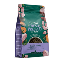 sunu maistas senjorams - TRIBAL Fresh Pressed Senior/Light Turkey sausas maistas šunims, kalakutiena - 1 nuotrauka