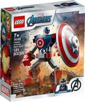 lego robotas - LEGO Super Heroes Kapitono Amerikos šarvai-robotas 76168  - 2 nuotrauka