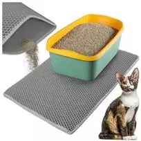 eva kilimeliai - Purlov Kraiko dėžės kilimėlis 75x55 cm Pilka (Grey) - 1 nuotrauka