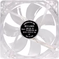 ausintuvas 12v - Xilence Performance C LED Red 120 mm XF046 - 2 nuotrauka