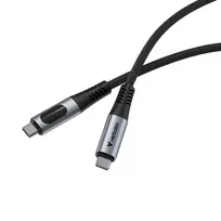 240w laidas - Verbatim Sync&Charge 240W 120cm USB-C/USB-C inkl. Ekranas 31849 - 6 nuotrauka
